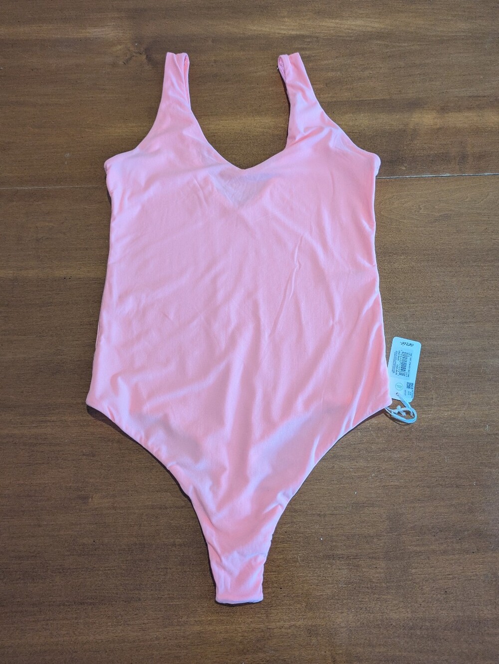 BNWT Aerie Smoothez Light Pink Bodysuit Size Small
